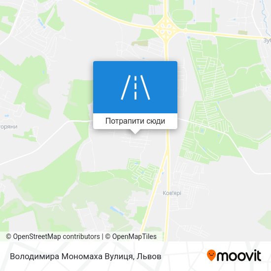 Карта Володимира Мономаха Вулиця