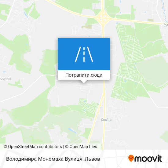 Карта Володимира Мономаха Вулиця