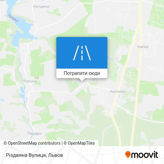 Карта Різдвяна Вулиця
