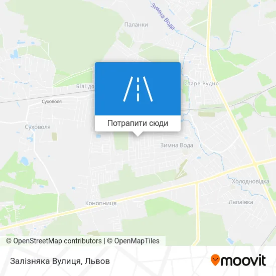 Карта Залізняка Вулиця
