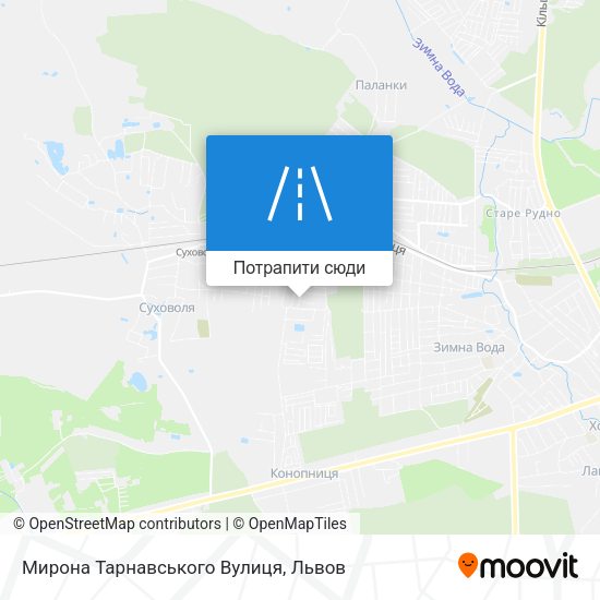 Карта Мирона Тарнавського Вулиця