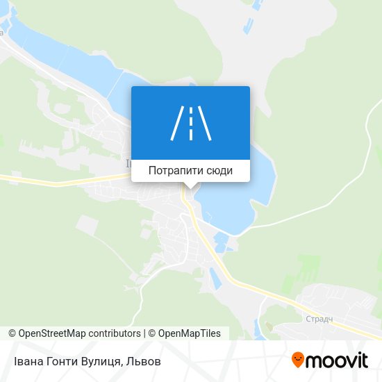 Карта Івана Гонти Вулиця