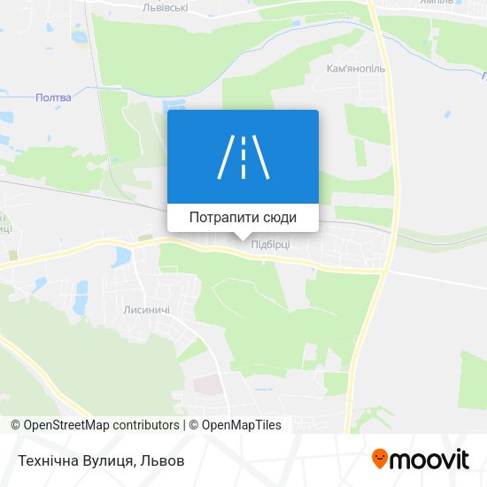Карта Технічна Вулиця