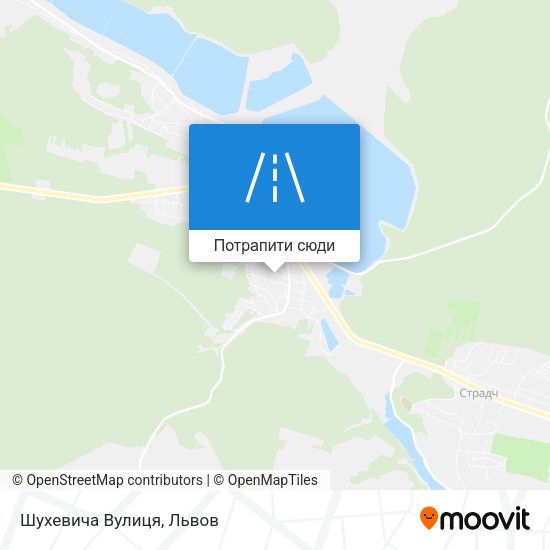 Карта Шухевича Вулиця