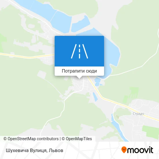 Карта Шухевича Вулиця