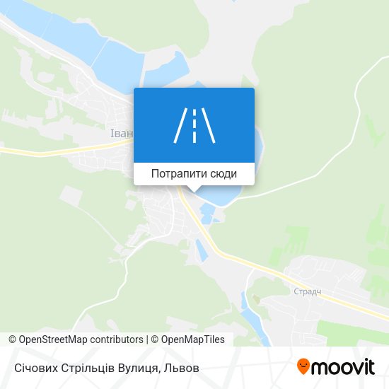 Карта Січових Стрільців Вулиця