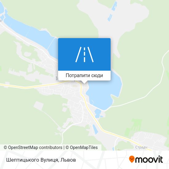 Карта Шептицького Вулиця