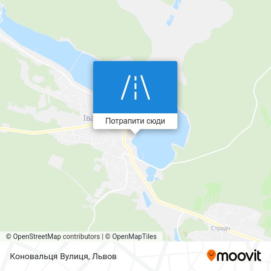Карта Коновальця Вулиця