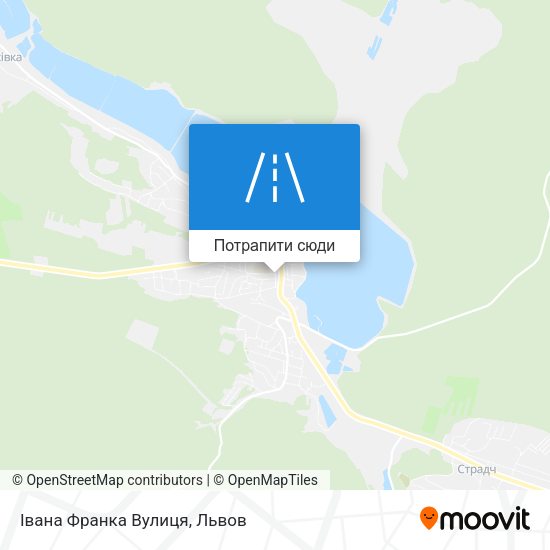 Карта Івана Франка Вулиця