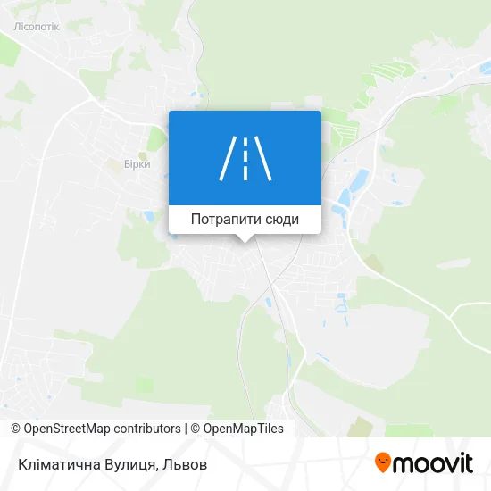 Карта Кліматична Вулиця