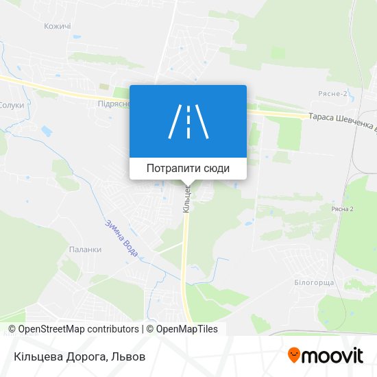 Карта Кільцева Дорога