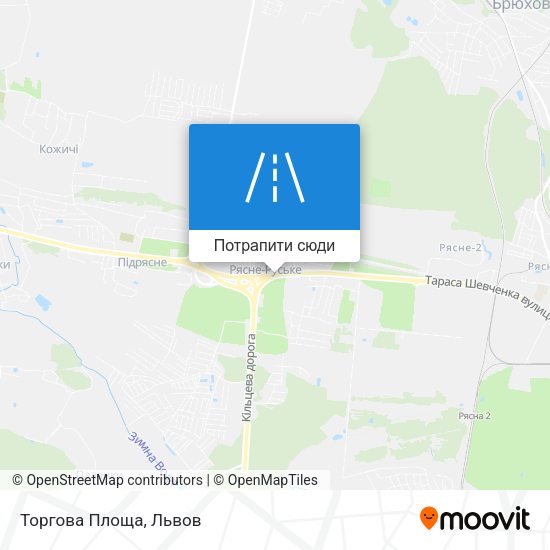 Карта Торгова Площа