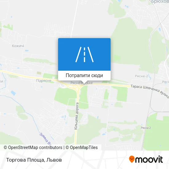 Карта Торгова Площа