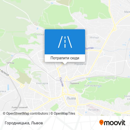 Карта Городницька