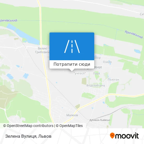 Карта Зелена Вулиця
