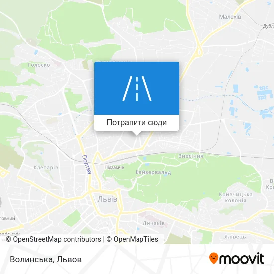 Карта Волинська