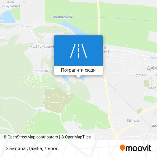 Карта Земляна Дамба