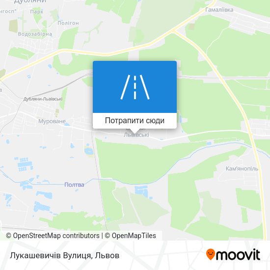Карта Лукашевичів Вулиця