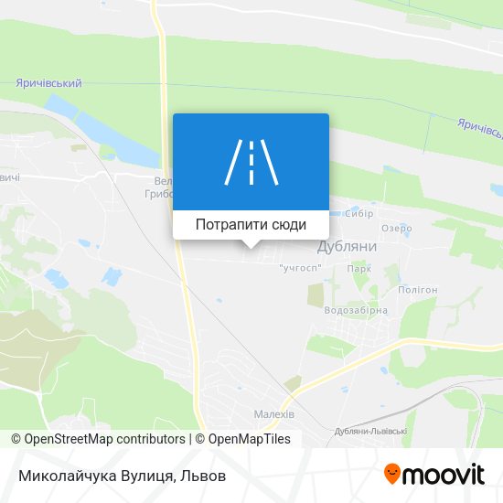 Карта Миколайчука Вулиця
