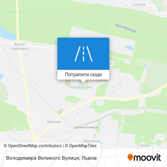 Карта Володимира Великого Вулиця