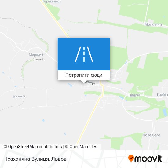 Карта Ісаханяна Вулиця