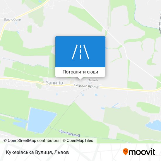 Карта Кукезівська Вулиця