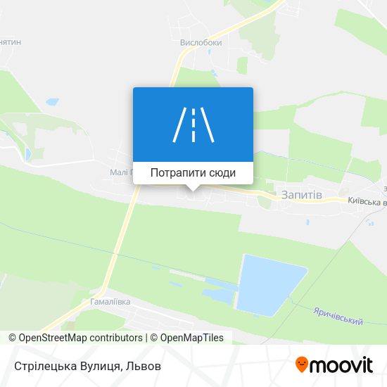 Карта Стрілецька Вулиця