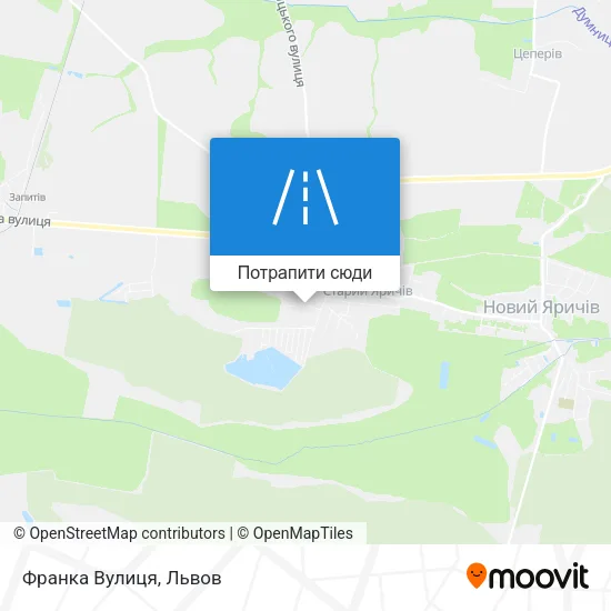 Карта Франка Вулиця