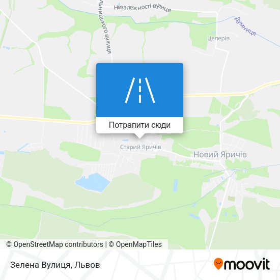 Карта Зелена Вулиця