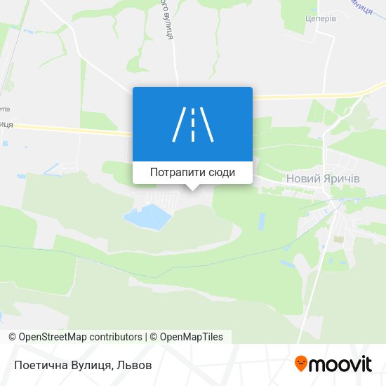 Карта Поетична Вулиця