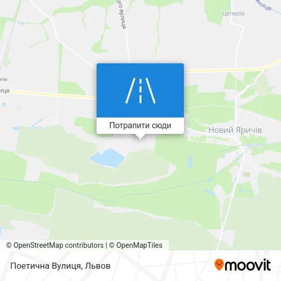 Карта Поетична Вулиця