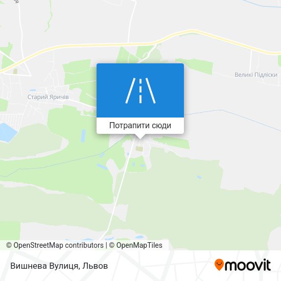Карта Вишнева Вулиця