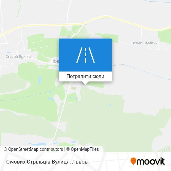 Карта Січових Стрільців Вулиця