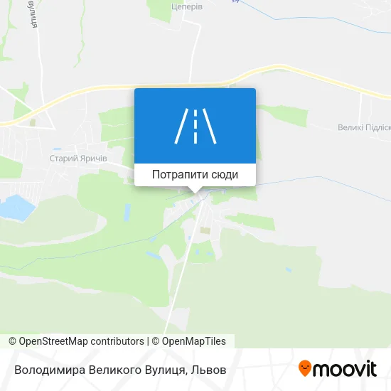 Карта Володимира Великого Вулиця