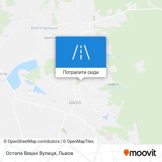 Карта Остапа Вишні Вулиця