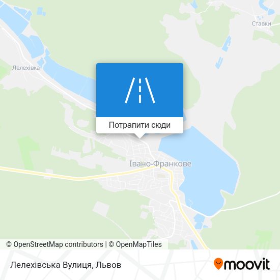 Карта Лелехівська Вулиця