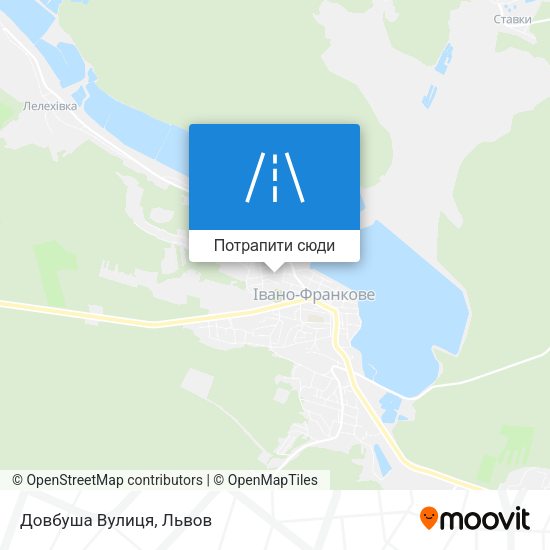 Карта Довбуша Вулиця