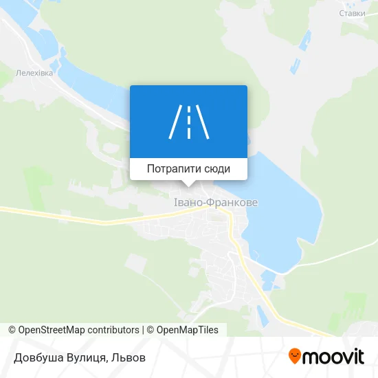 Карта Довбуша Вулиця