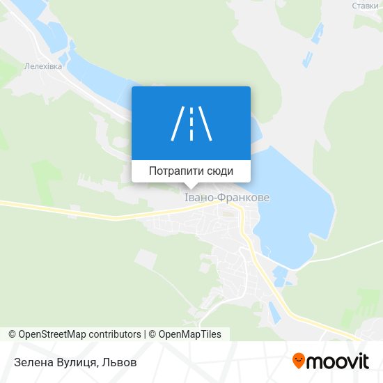Карта Зелена Вулиця