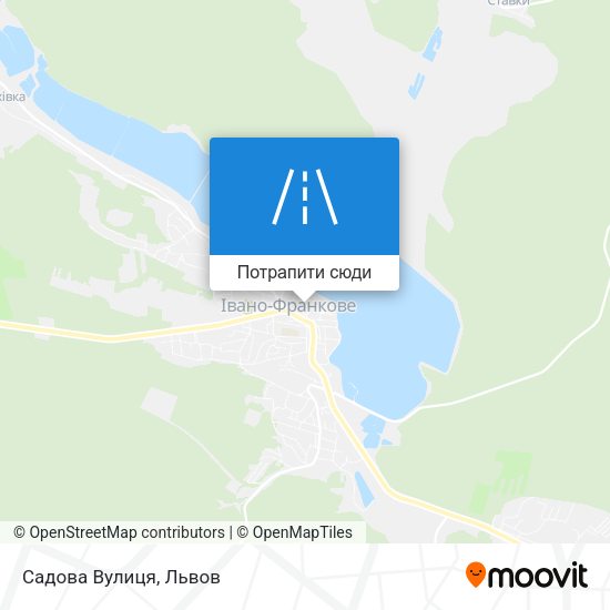 Карта Садова Вулиця