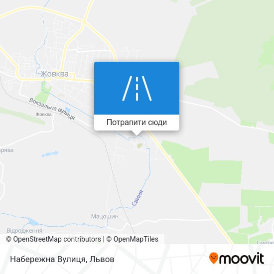 Карта Набережна Вулиця