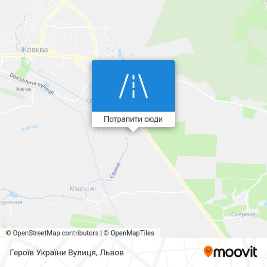 Карта Героїв України Вулиця
