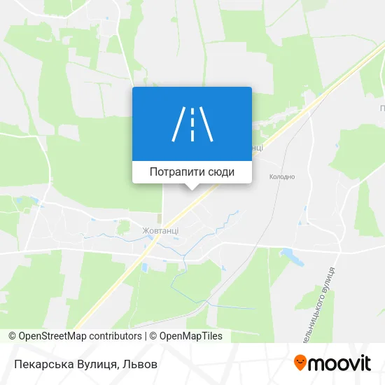 Карта Пекарська Вулиця