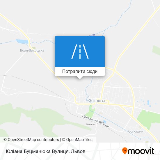 Карта Юліана Буцманюка Вулиця