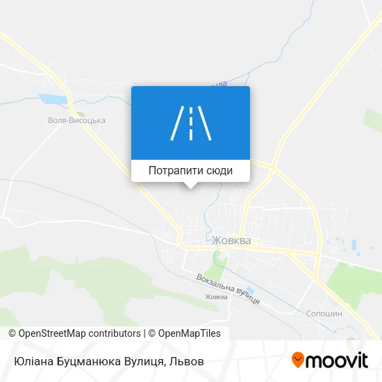 Карта Юліана Буцманюка Вулиця