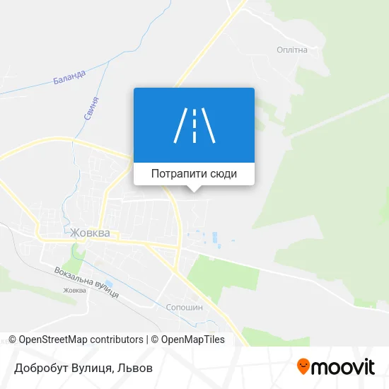 Карта Добробут Вулиця