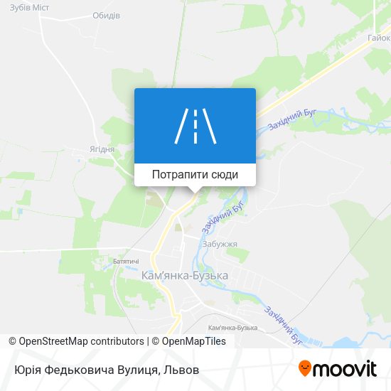 Карта Юрія Федьковича Вулиця