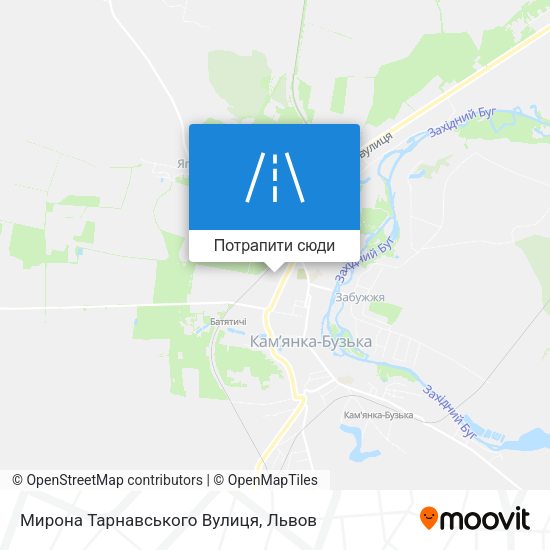Карта Мирона Тарнавського Вулиця