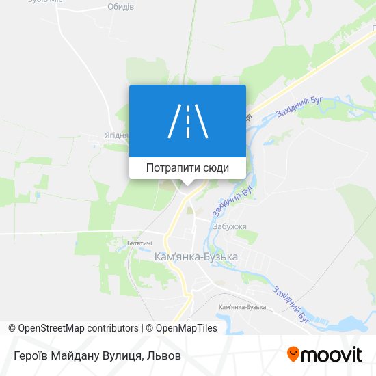 Карта Героїв Майдану Вулиця