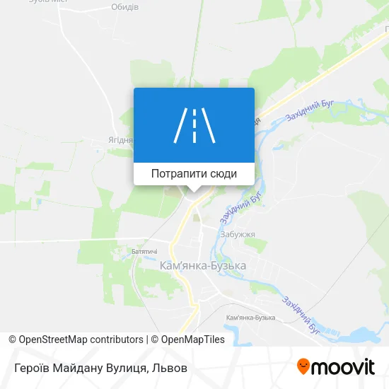 Карта Героїв Майдану Вулиця